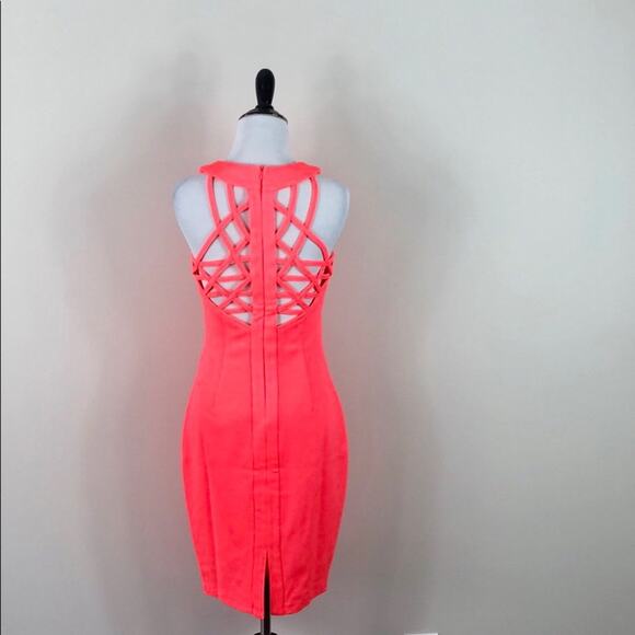 Pink Dress Laser Back Cutout - Picture 7 of 9